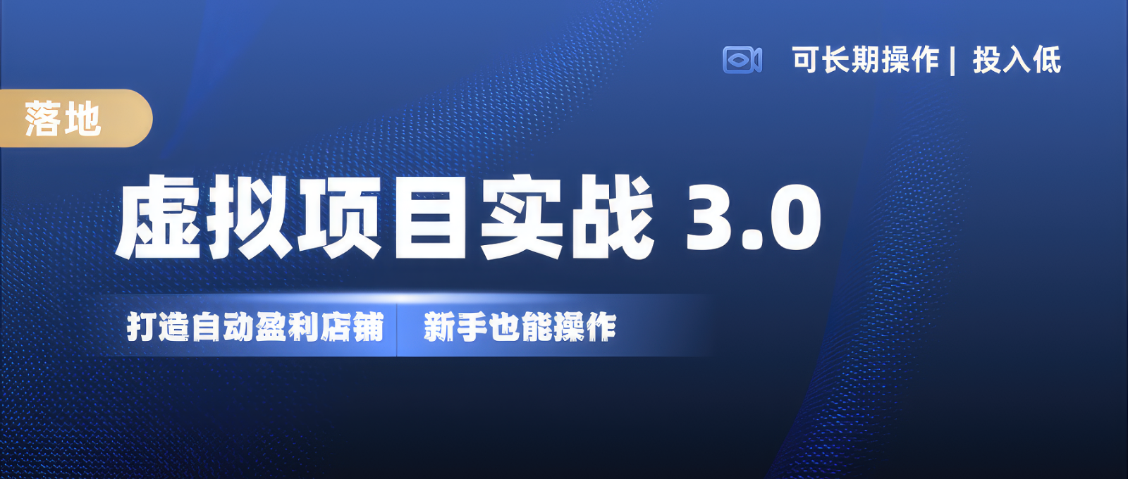 虚拟项目实操落地 3.0,新手轻松上手，单品月入1W+-天恒言财