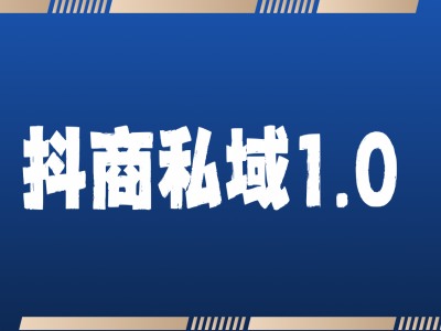 抖商服务私域1.0，抖音引流获客详细教学-天恒言财