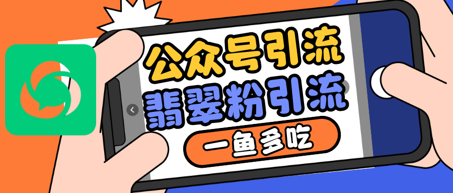 公众号低成本引流翡翠粉，高客单价，大力出奇迹一鱼多吃-天恒言财